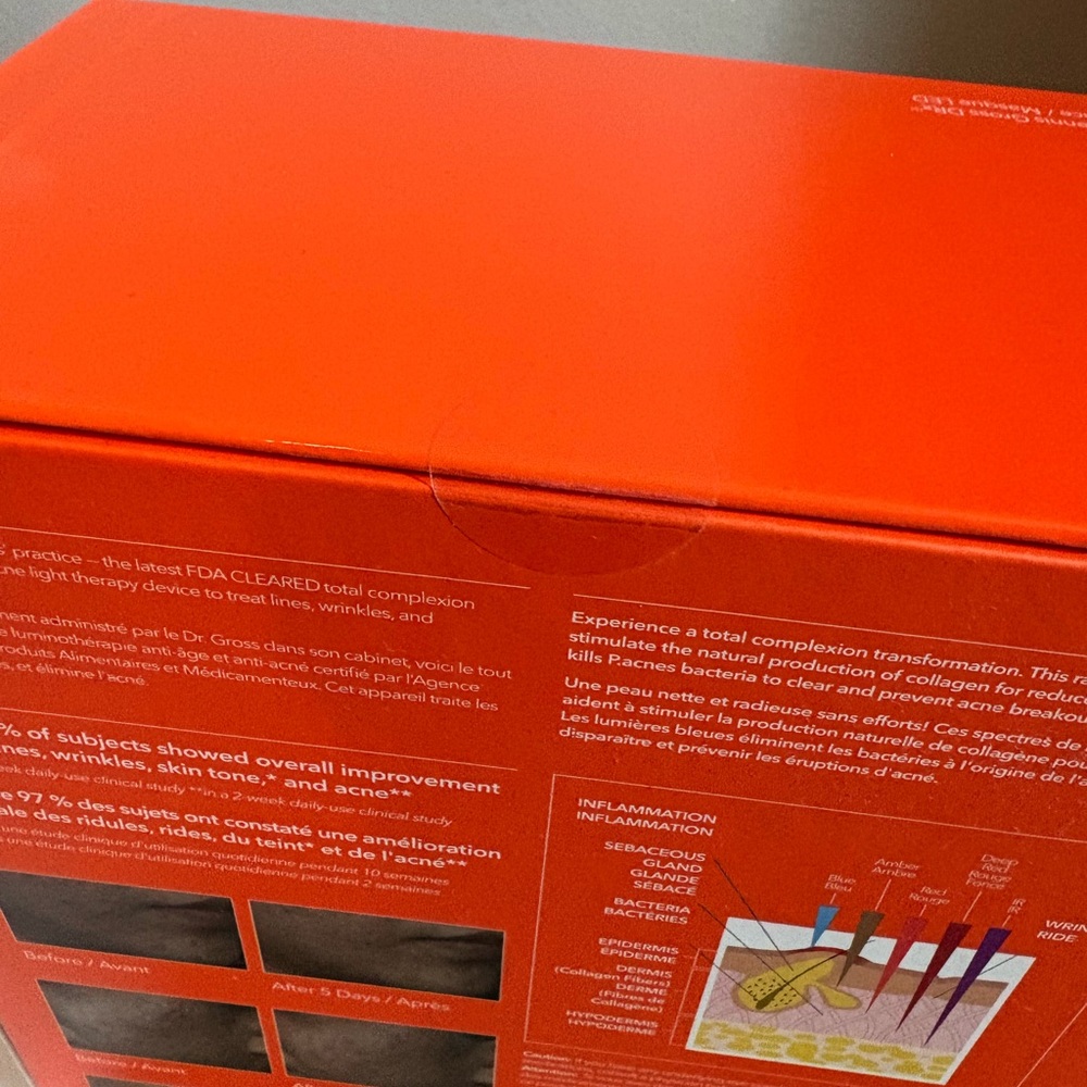 NIB Dr Dennis Gross DRx SpectraLite FaceWare Pro Masque LED Mask w/samples - Picture 10 of 10